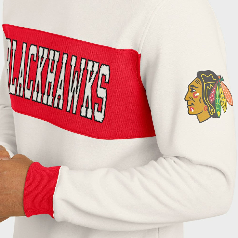 NHL Chicago Blackhawks Darius Rucker Collection by Fanatics Colorblock Pullover Sweatshirt