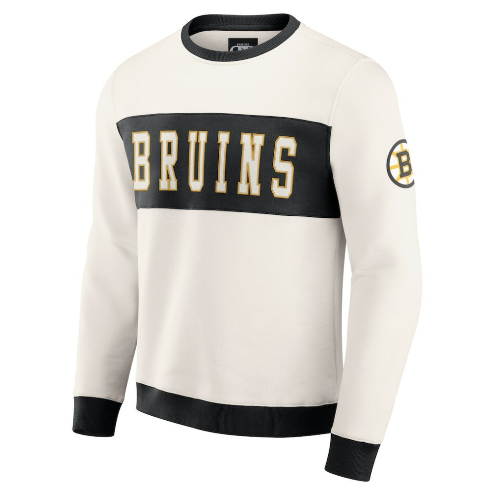 NHL Boston Bruins Darius Rucker Collection by Fanatics Colorblock Pullover Sweatshirt