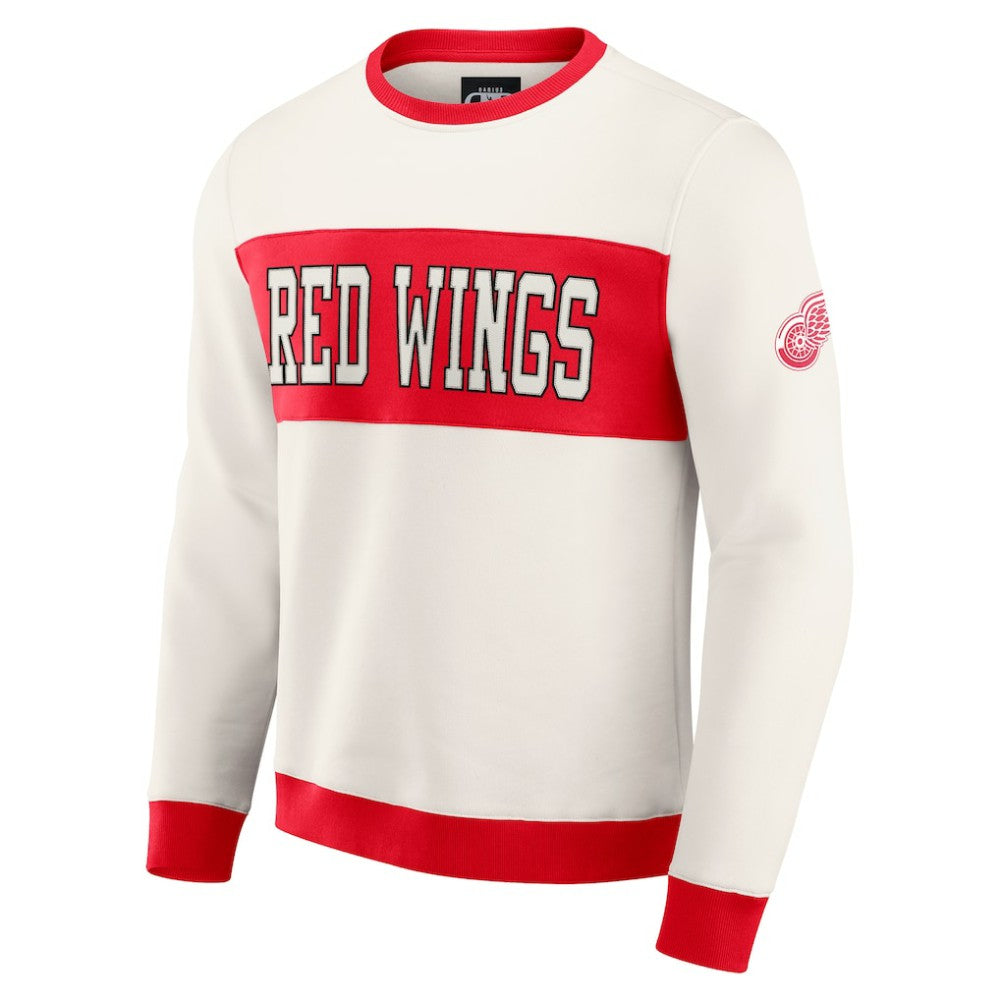 NHL Detroit Red Wings Darius Rucker Collection by Fanatics Colorblock Pullover Sweatshirt