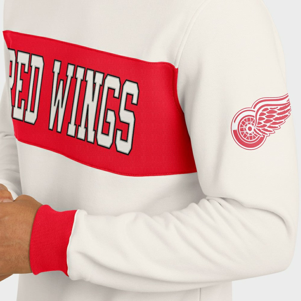 NHL Detroit Red Wings Darius Rucker Collection by Fanatics Colorblock Pullover Sweatshirt
