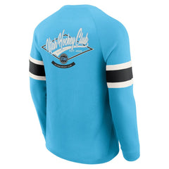 NHL Utah Hockey Club Darius Rucker Collection by Fanatics Waffle-Knit Raglan Long Sleeve Henley T-Shirt