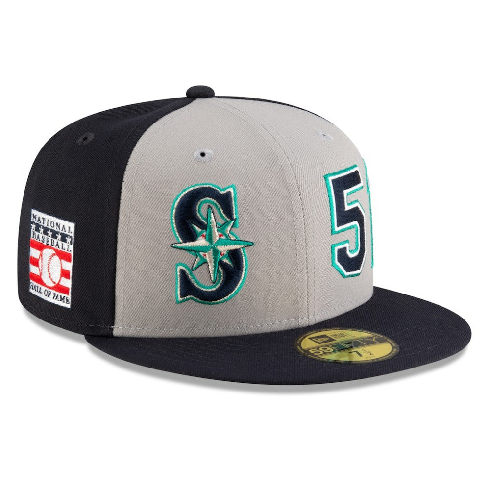 Navy/Gray Ichiro Suzuki Seattle Mariners New Era 2025 Baseball Hall of Fame 59FIFTY Fitted Hat