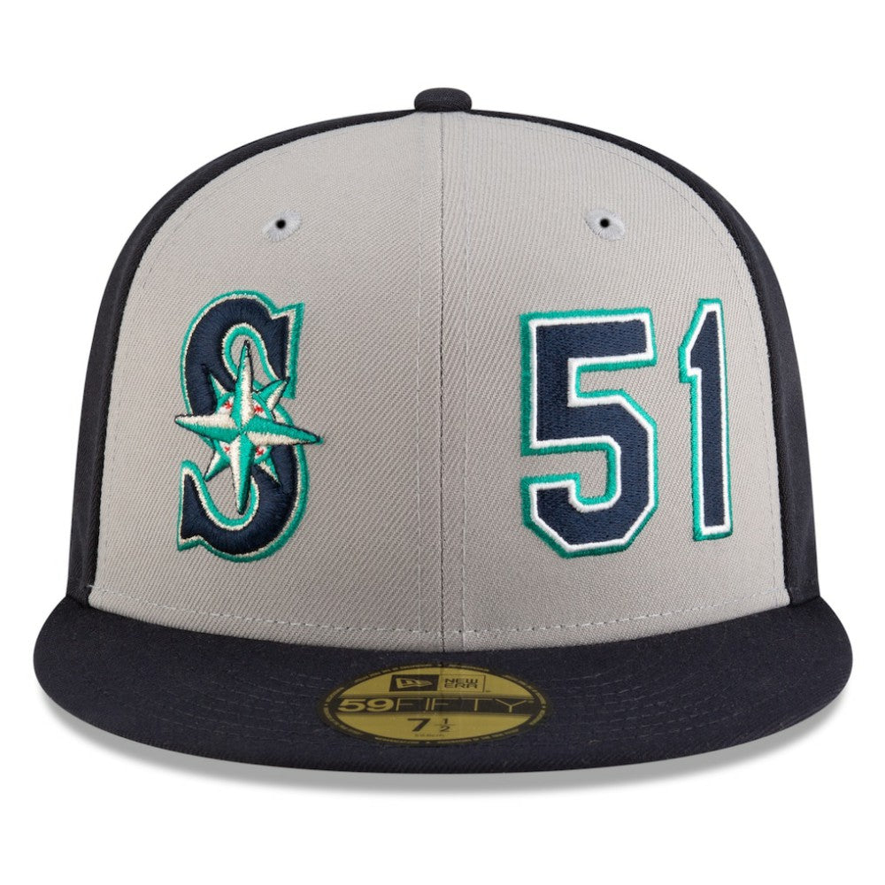 Navy/Gray Ichiro Suzuki Seattle Mariners New Era 2025 Baseball Hall of Fame 59FIFTY Fitted Hat