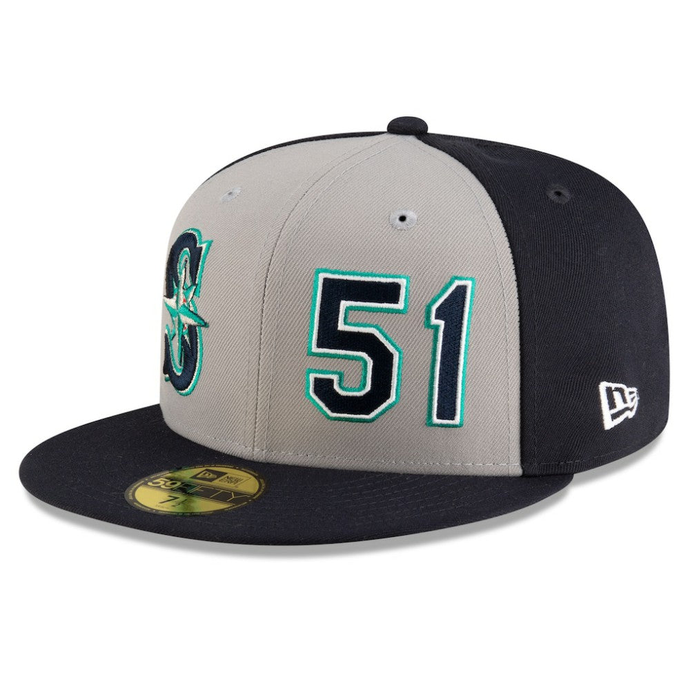 Navy/Gray Ichiro Suzuki Seattle Mariners New Era 2025 Baseball Hall of Fame 59FIFTY Fitted Hat