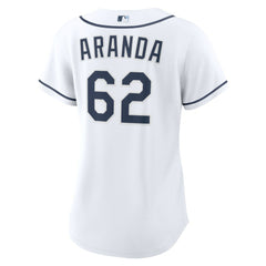 White Jonathan Aranda Tampa Bay Rays Nike Women's Home Replica Jersey