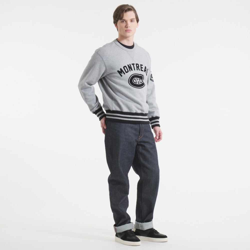 NHL Montreal Canadiens Todd Snyder by Fanatics Relaxed Canadian Fleece Crew