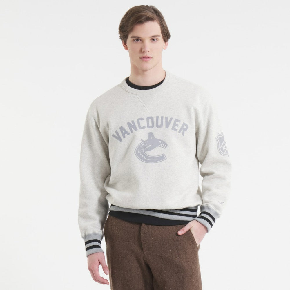 NHL Vancouver Canucks Todd Snyder by Fanatics Relaxed Canadian Fleece Crew