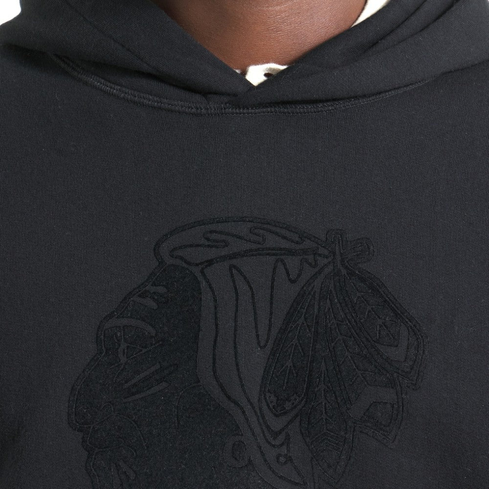 NHL Chicago Blackhawks Todd Snyder by Fanatics Relaxed Canadian Fleece Hoodie