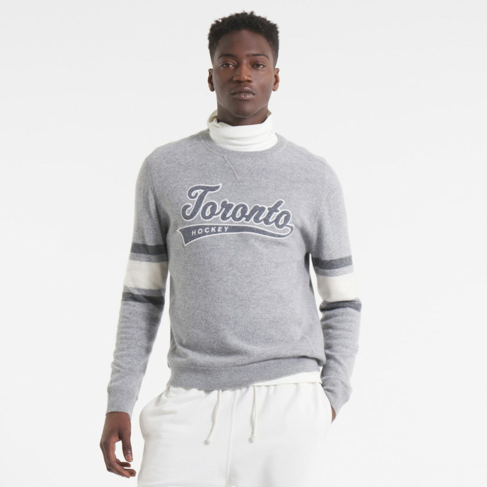 NHL Toronto Maple Leafs Todd Snyder by Fanatics Cashmere Crew Sweater