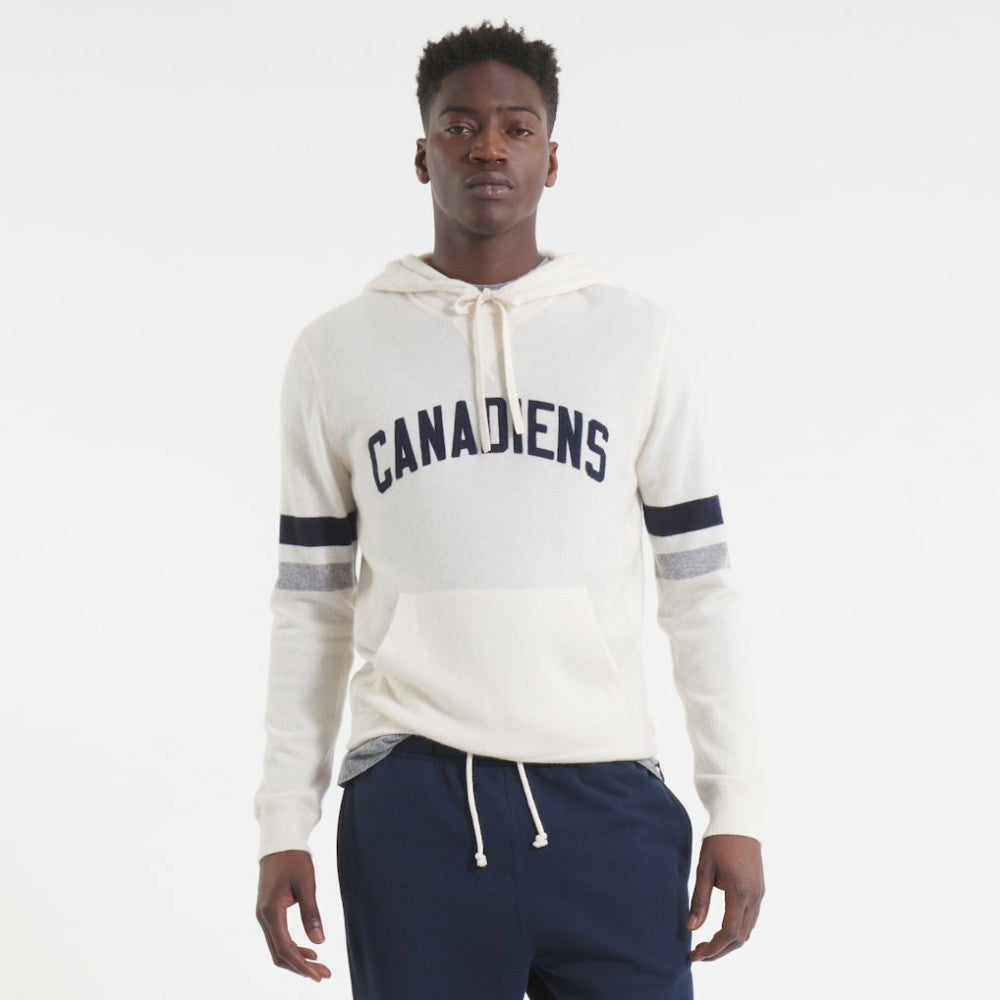 NHL Montreal Canadiens Todd Snyder by Fanatics Cashmere Hooded Sweater