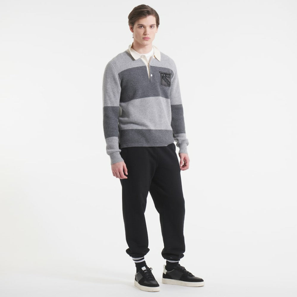NHL New York Rangers Todd Snyder by Fanatics Cashmere Rugby Sweater
