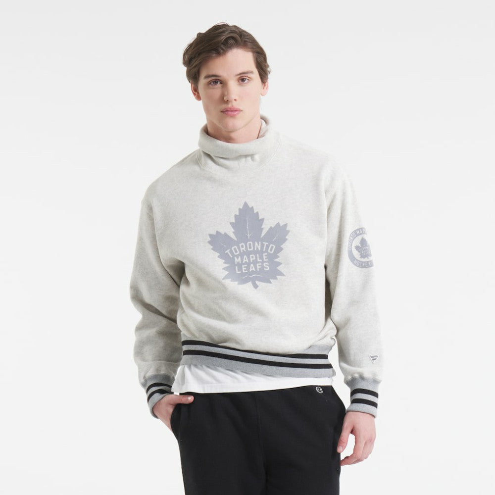 NHL Toronto Maple Leafs Todd Snyder by Fanatics Relaxed Canadian Fleece Turtleneck