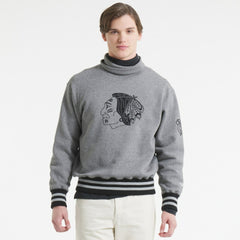 NHL Chicago Blackhawks Todd Snyder by Fanatics Relaxed Canadian Fleece Turtleneck