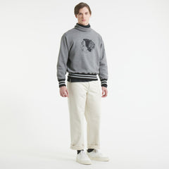NHL Chicago Blackhawks Todd Snyder by Fanatics Relaxed Canadian Fleece Turtleneck