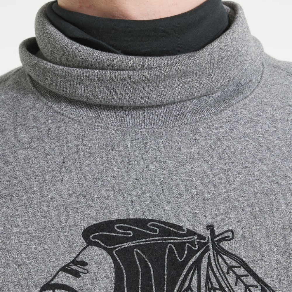 NHL Chicago Blackhawks Todd Snyder by Fanatics Relaxed Canadian Fleece Turtleneck