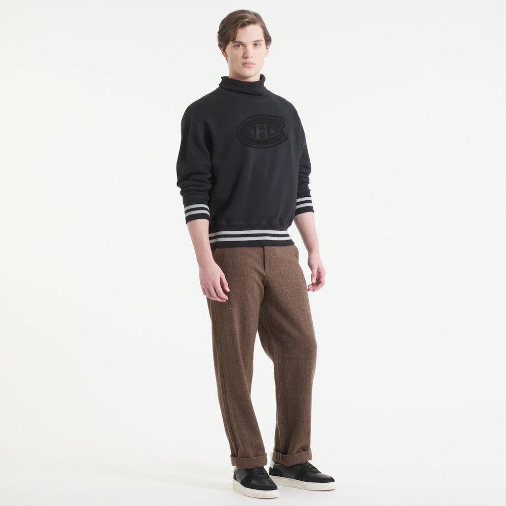 NHL Montreal Canadiens Todd Snyder by Fanatics Relaxed Canadian Fleece Turtleneck