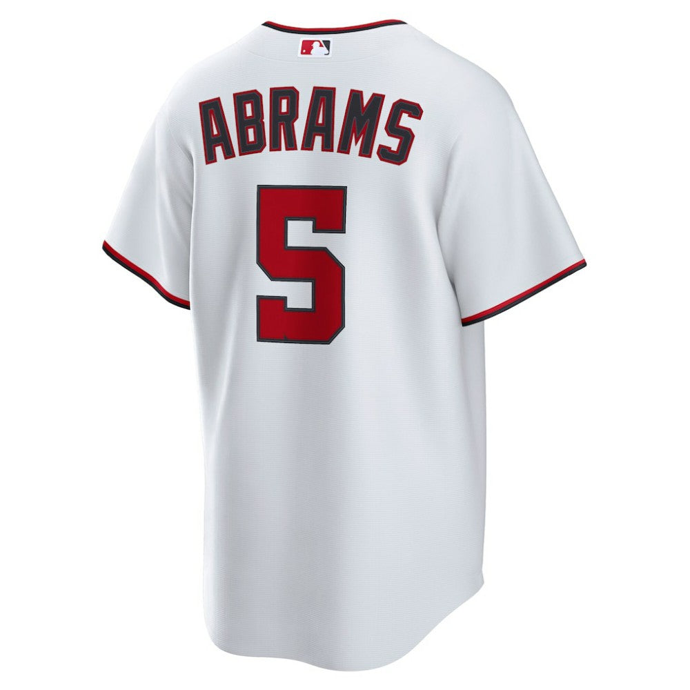 White CJ Abrams Washington Nationals Nike Home Replica Jersey