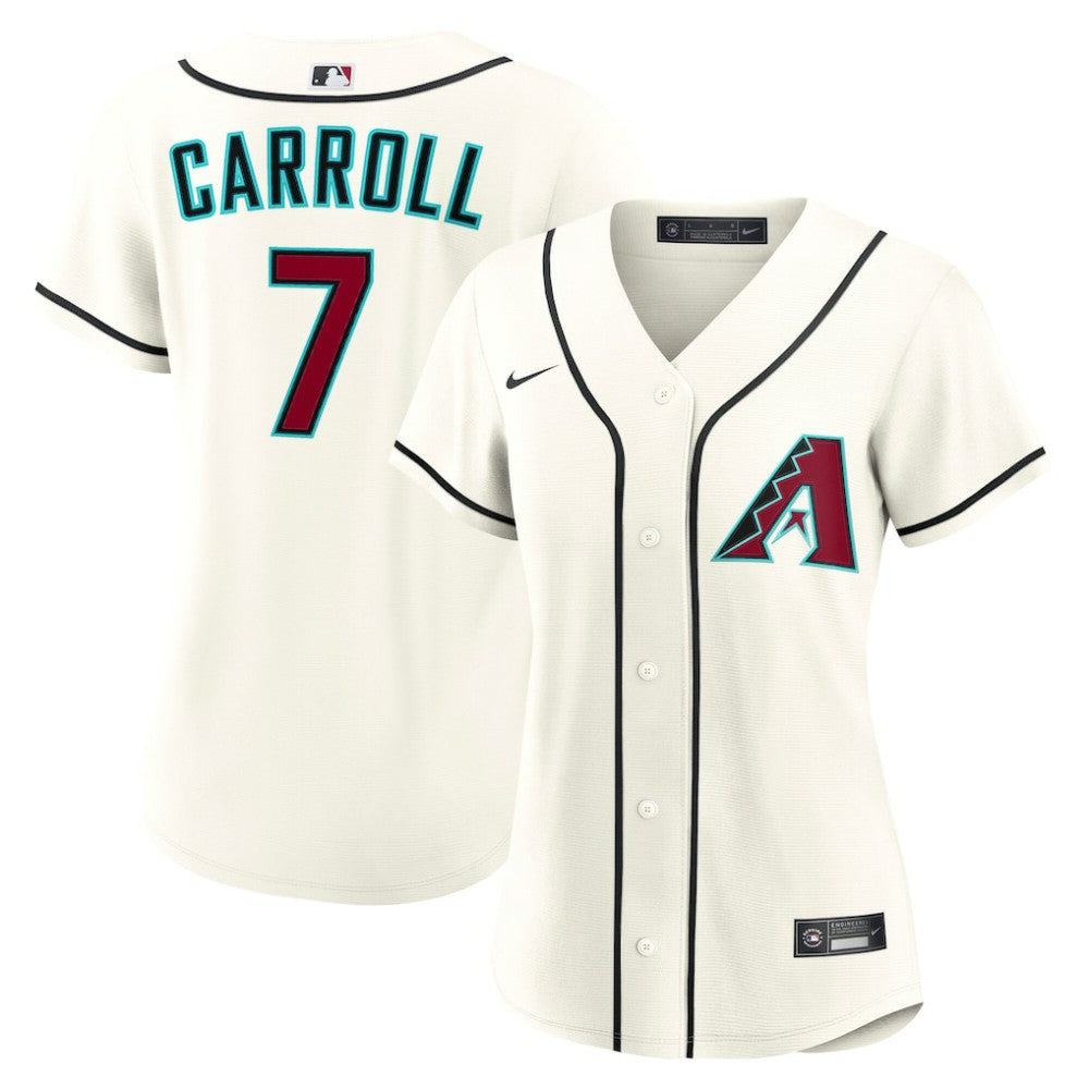 Cream Corbin Carroll Arizona Diamondbacks Nike Women's Home Replica Jersey