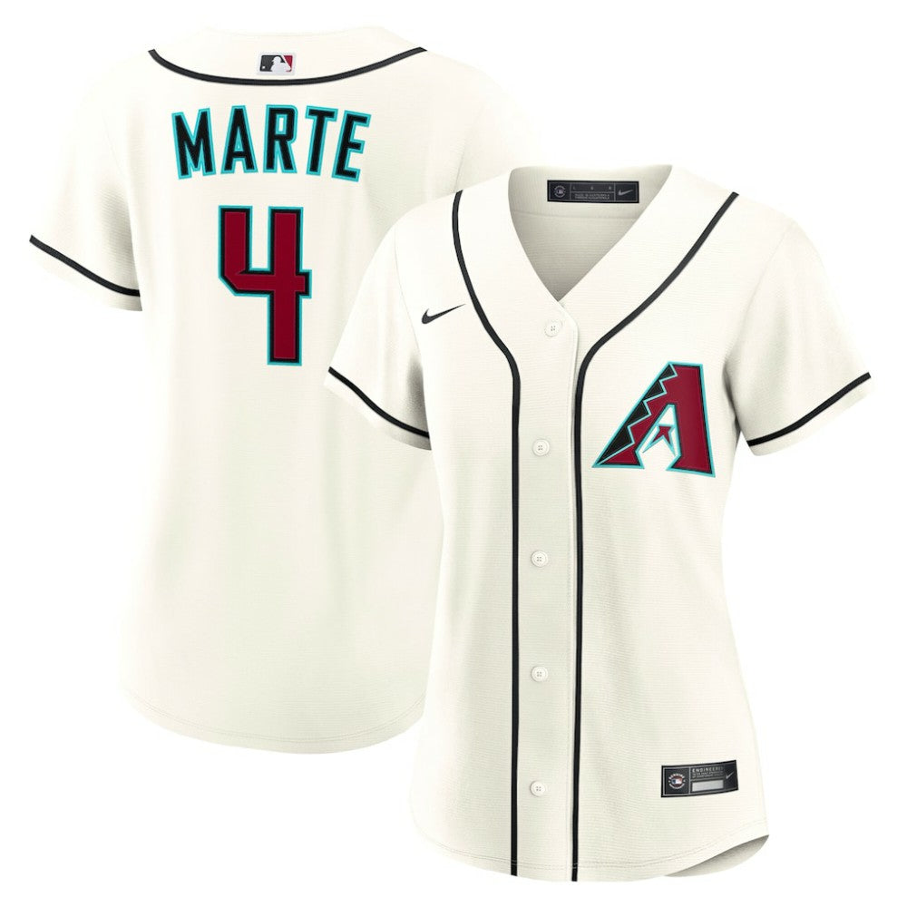 Cream Ketel Marte Arizona Diamondbacks Nike Women's Home Replica Jersey