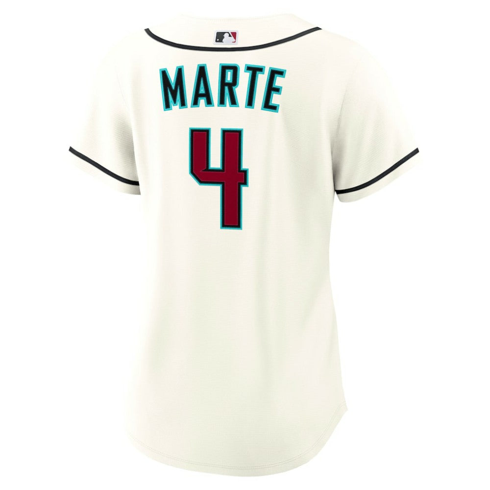Cream Ketel Marte Arizona Diamondbacks Nike Women's Home Replica Jersey