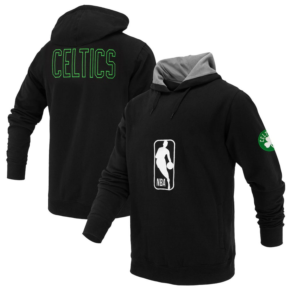 Boston Celtics FISLL Unisex Logoman Shadow Collection Pullover Hoodie