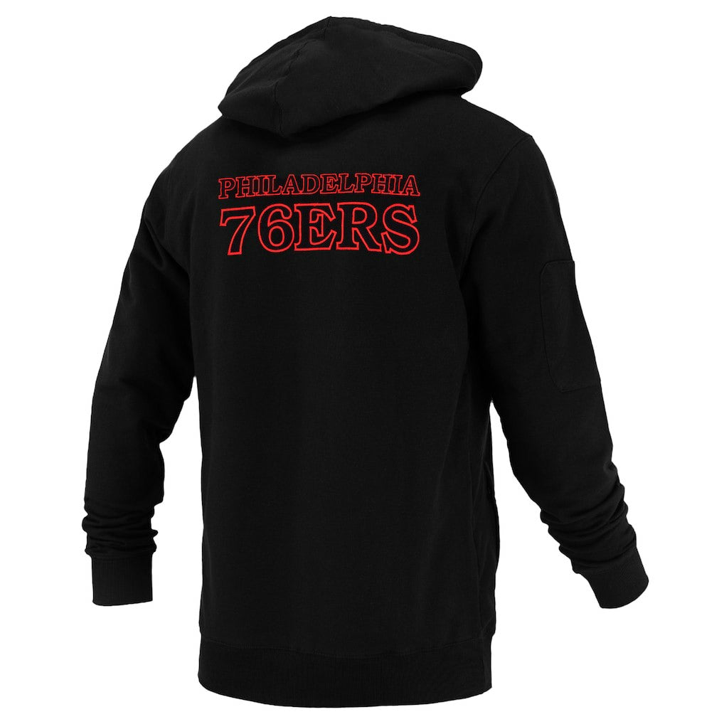 Philadelphia 76ers FISLL Unisex Logoman Shadow Collection Pullover Hoodie