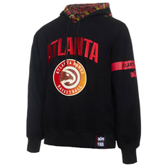 Atlanta Hawks NBA x Two Hype Culture & Hoops Collection Premium Pullover Hoodie - Black shop