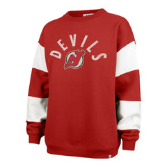 NHL New Jersey Devils '47 Women's Eephus Barred Pullover Sweatshirt