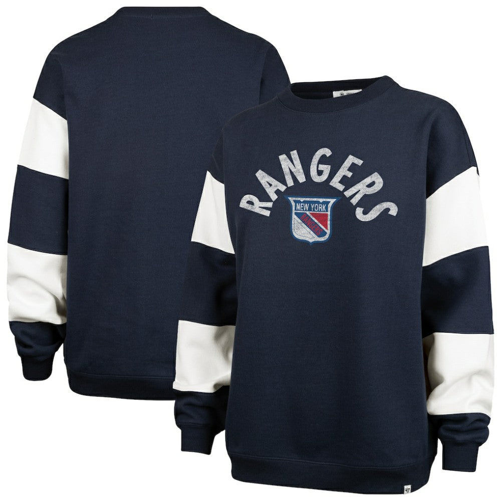 NHL New York Rangers '47 Women's Eephus Barred Pullover Sweatshirt