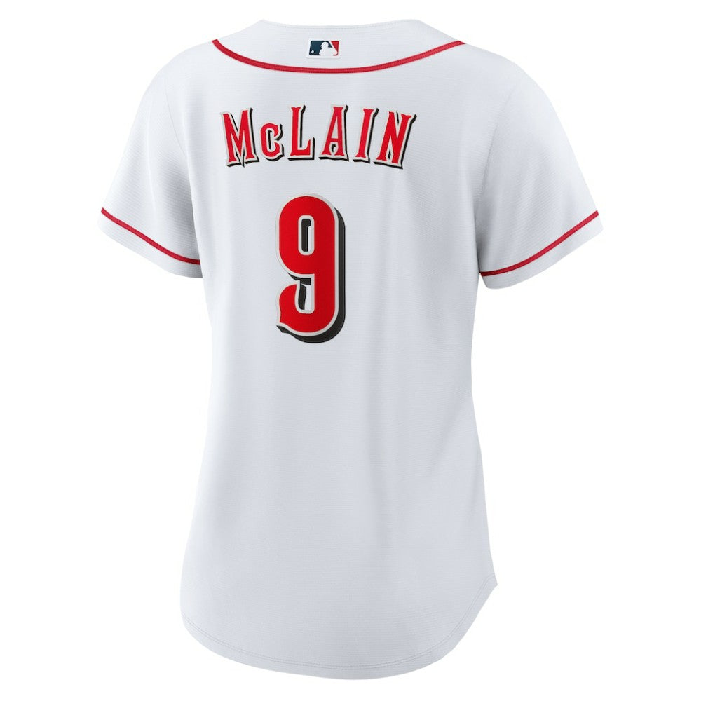 White Matt McLain Cincinnati Reds Nike Women's Home Replica Jersey