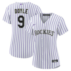 White Brenton Doyle Colorado Rockies Nike Women's Home Replica Jersey