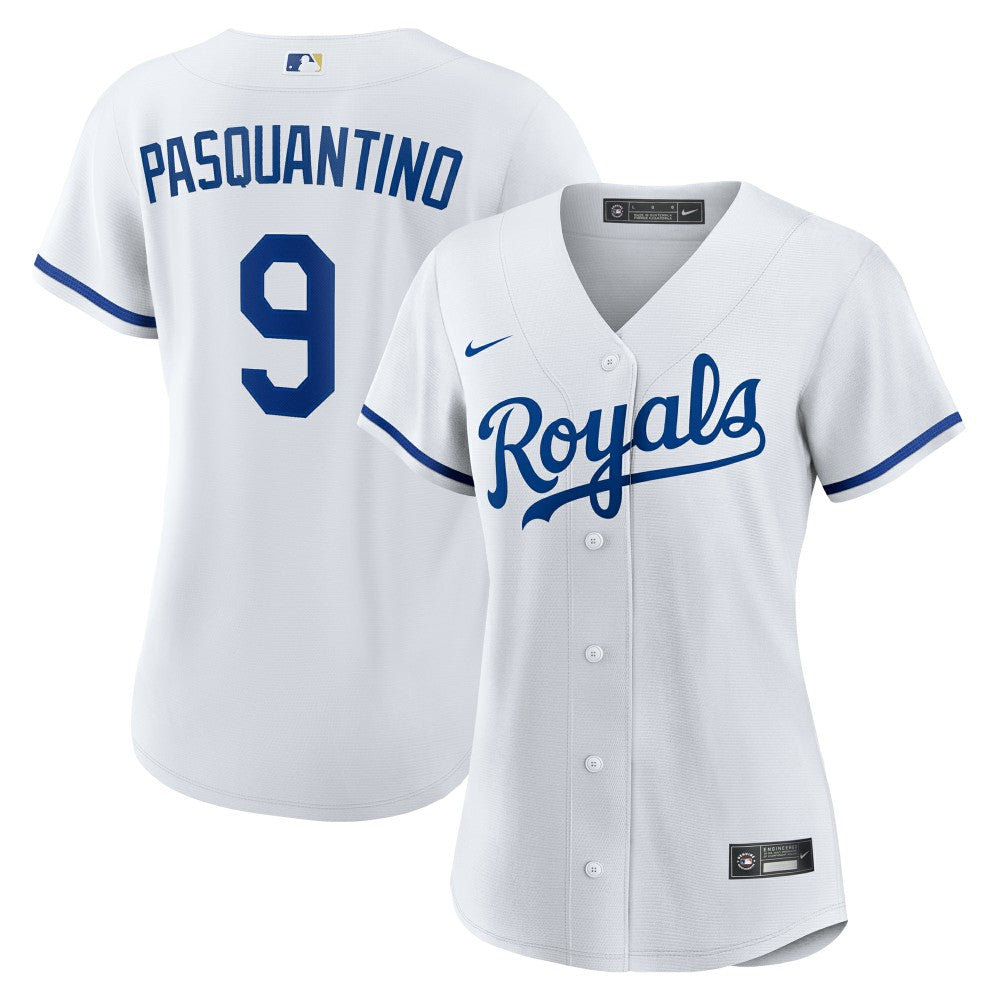 White Vinnie Pasquantino Kansas City Royals Nike Women's Home Replica Jersey