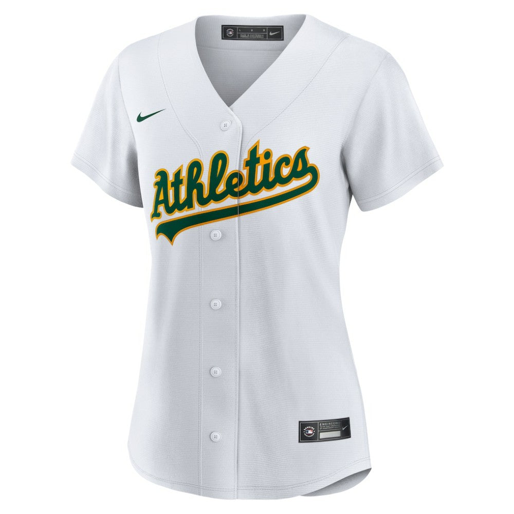 White Zack Gelof Athletics Nike Women's Home Replica Jersey