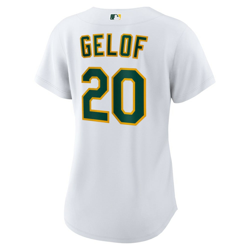 White Zack Gelof Athletics Nike Women's Home Replica Jersey