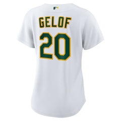 White Zack Gelof Athletics Nike Women's Home Replica Jersey