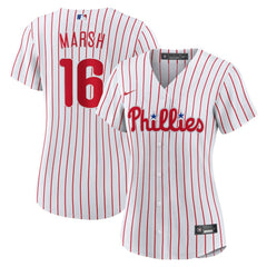 White Brandon Marsh Philadelphia Phillies Nike Women's Home Replica Jersey