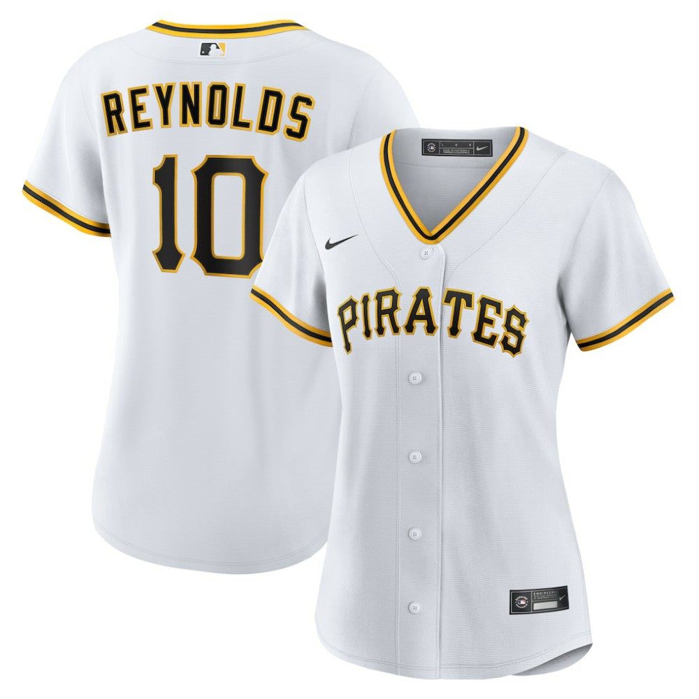 White Bryan Reynolds Pittsburgh Pirates Nike Women's Home Replica Jersey