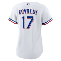 White Nathan Eovaldi Texas Rangers Nike Women's Home Replica Jersey