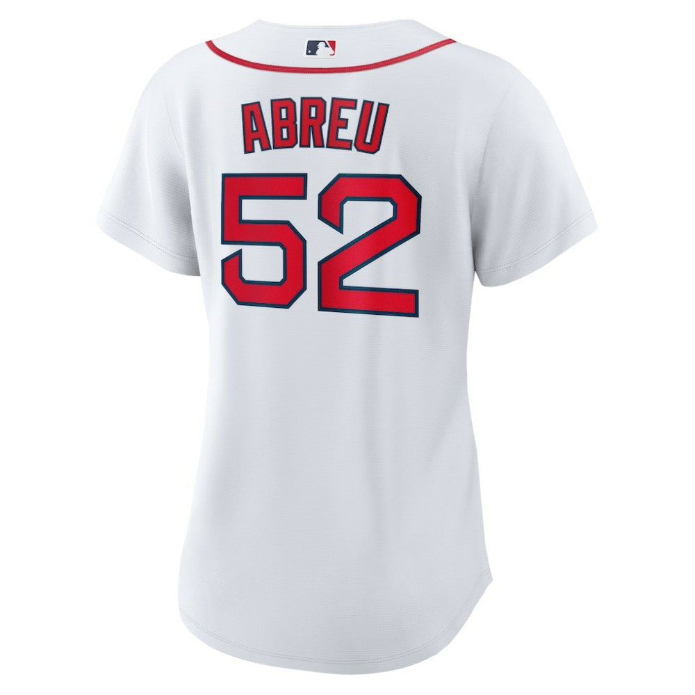 White Wilyer Abreu Boston Red Sox Nike Women's Home Replica Jersey