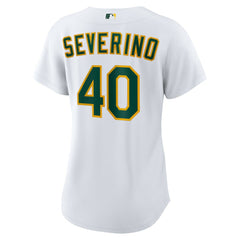 White Luis Severino Athletics Nike Women's Home Replica Jersey