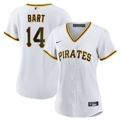 White Joey Bart Pittsburgh Pirates Nike Women's Home Replica Jersey