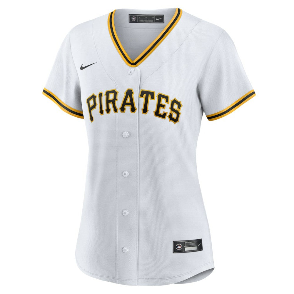 White Joey Bart Pittsburgh Pirates Nike Women's Home Replica Jersey