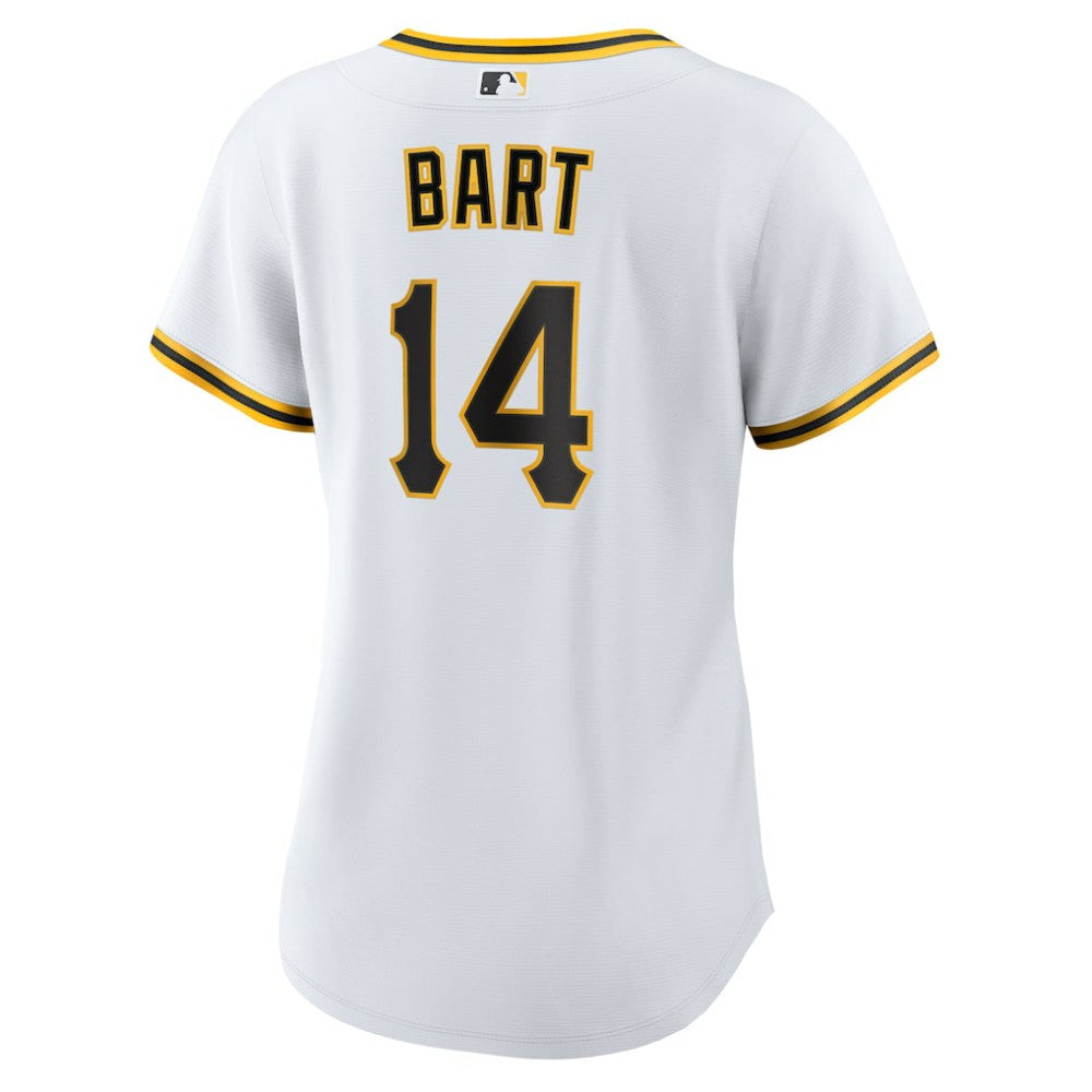 White Joey Bart Pittsburgh Pirates Nike Women's Home Replica Jersey