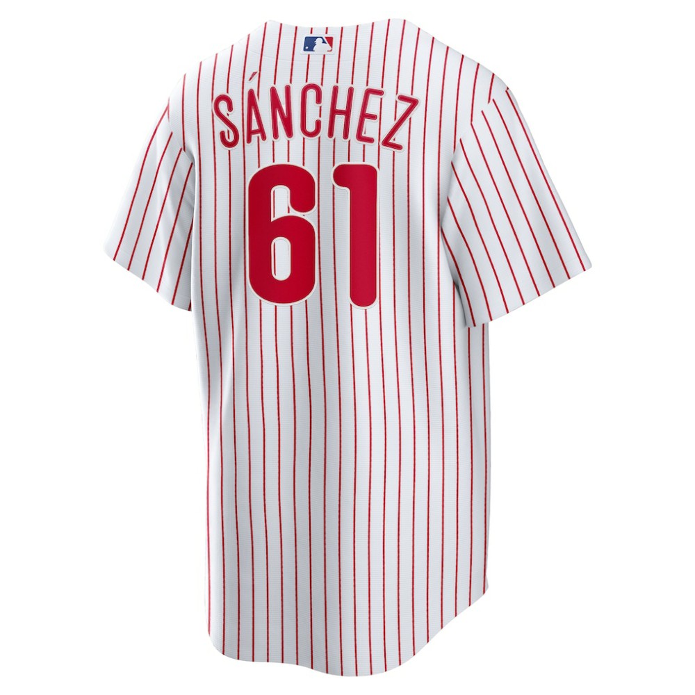 White Cristopher Sanchez Philadelphia Phillies Nike Home Replica Jersey