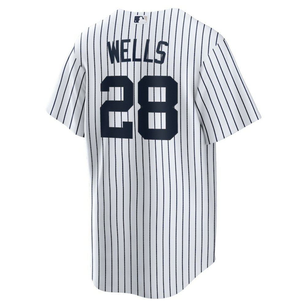 White Austin Wells New York Yankees Nike Home Replica Jersey