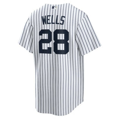 White Austin Wells New York Yankees Nike Home Replica Jersey
