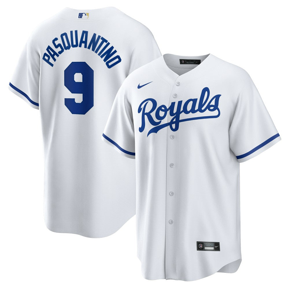 White Vinnie Pasquantino Kansas City Royals Nike Home Replica Jersey
