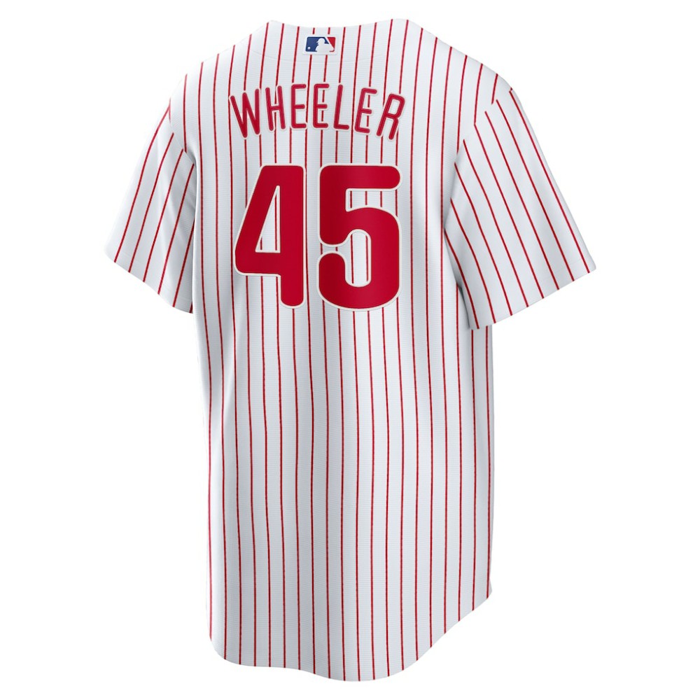 White Zack Wheeler Philadelphia Phillies Nike Home Replica Jersey