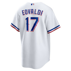 White Nathan Eovaldi Texas Rangers Nike Home Replica Player Jersey