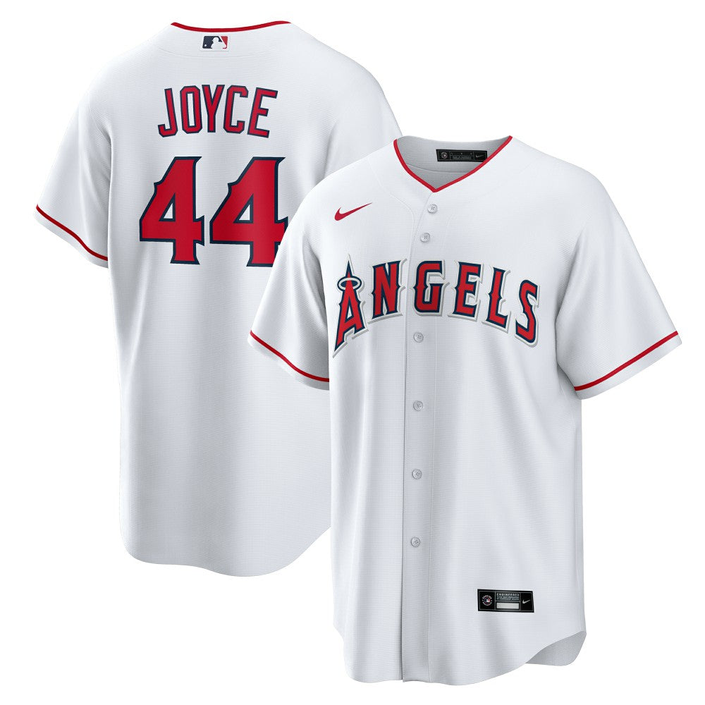 White Ben Joyce Los Angeles Angels Nike Home Replica Jersey